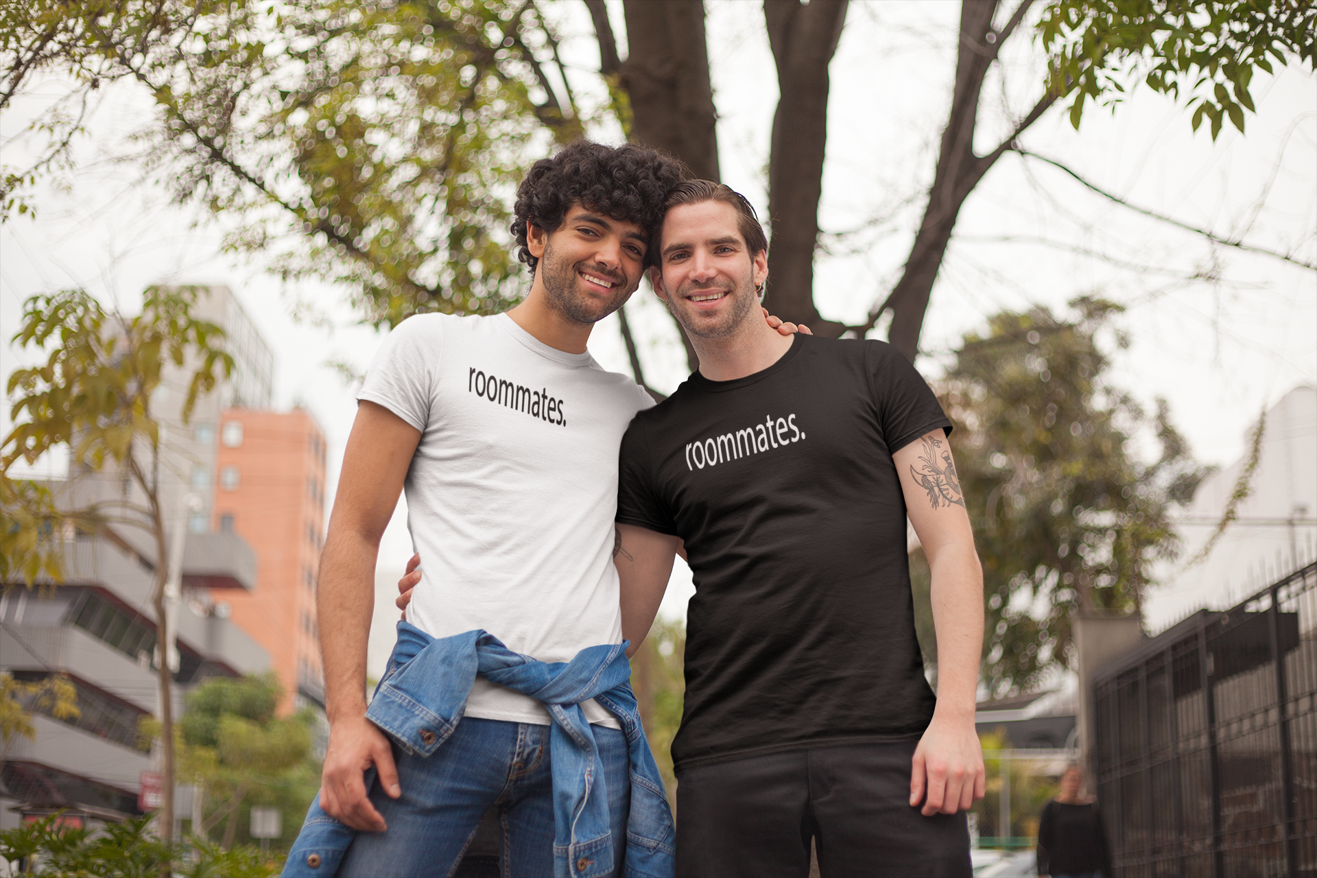 roommates. Modern LGBTQ T-Shirt