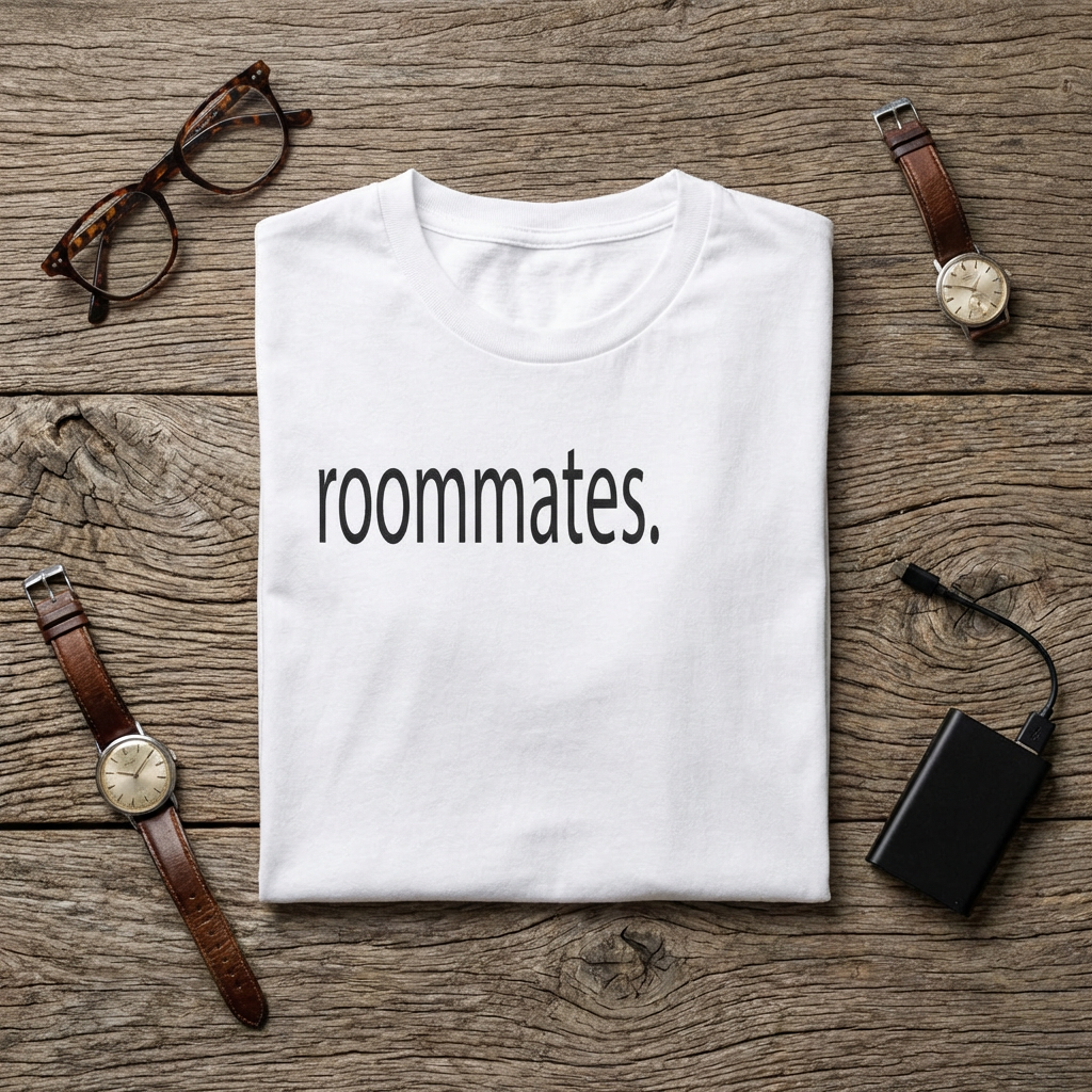 roommates. Modern LGBTQ T-Shirt